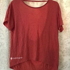 Pure Barre Scoop Back Tee